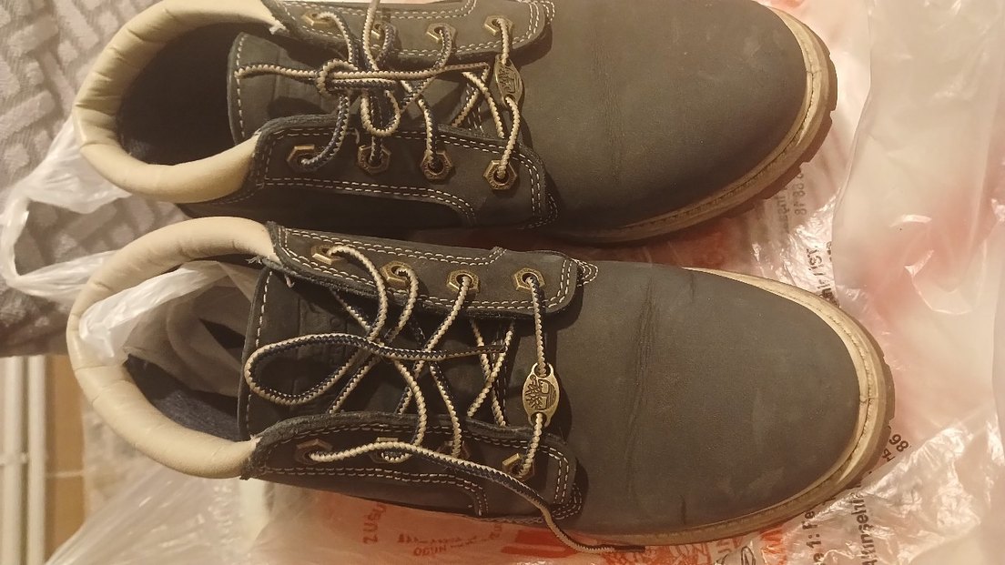 TİMBERLAND Lacivert  kalın bağcıklı Bot - Görsel 3