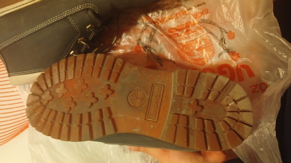 TİMBERLAND Lacivert  kalın bağcıklı Bot - Görsel 4