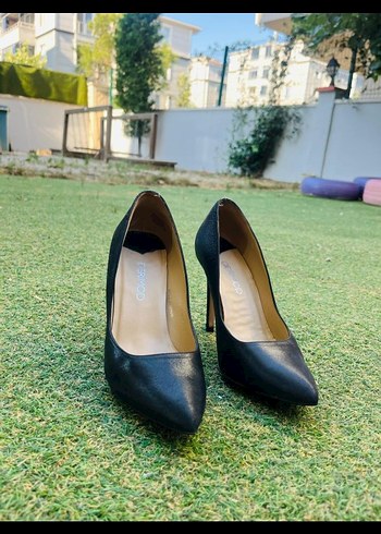 36 Beden Kadın siyah Stiletto Topuklu Ayakkabı