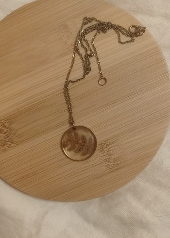 Bej Yılan Desenli Uzun Zincir Kolye