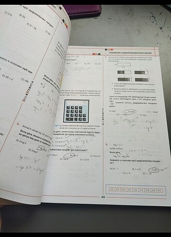 Beden Acil Yayınları Matematik Logaritma ve Diziler