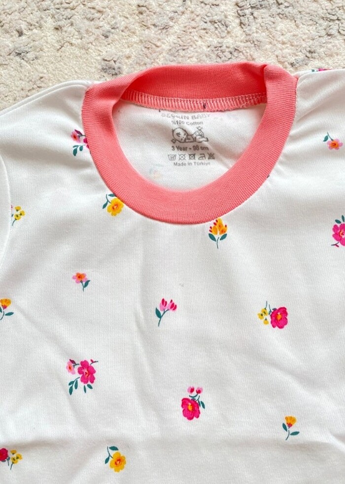 3 yaş pamuklu pijama takımı ???????? - Görsel 4