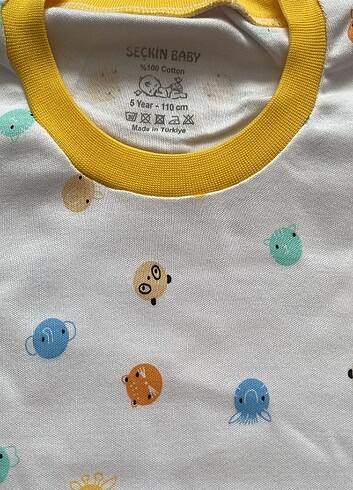 6 yaş pamuklu pijama takımı ???? - Görsel 4