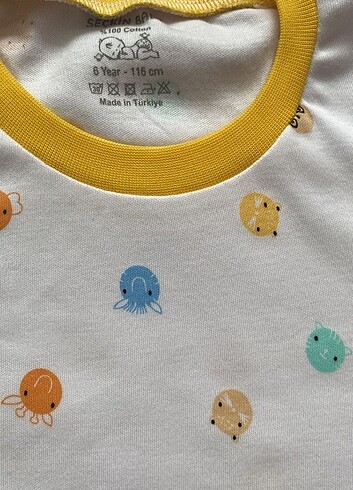 6 yaş pamuklu pijama takımı ???? - Görsel 5