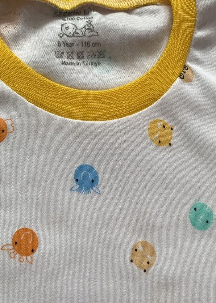 6 yaş pamuklu pijama takımı ???? - Görsel 5
