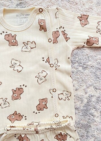 0-3 aylık 0 pamuklu takım  - Görsel 2