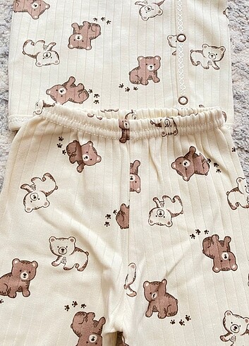 0-3 aylık 0 pamuklu takım  - Görsel 3