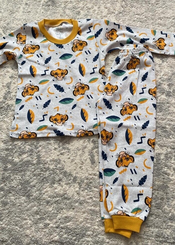 3 yaş pamuklu pijama takımı ???? - Görsel 2