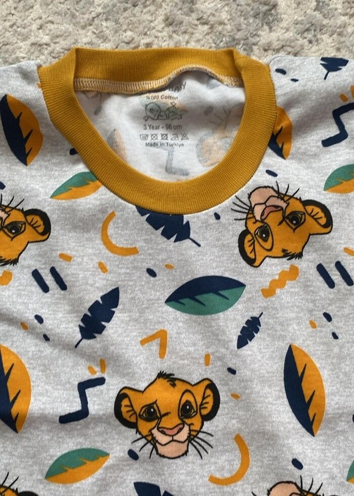 3 yaş pamuklu pijama takımı ???? - Görsel 4