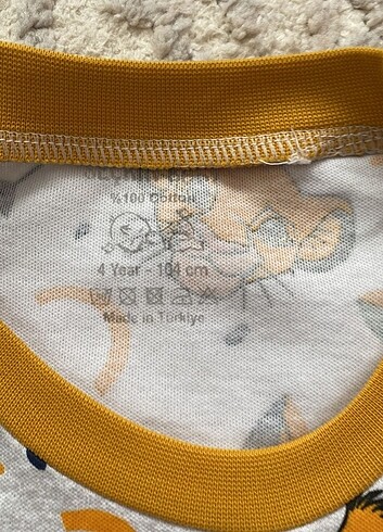 4 yaş pamuklu pijama takımı ???? - Görsel 2