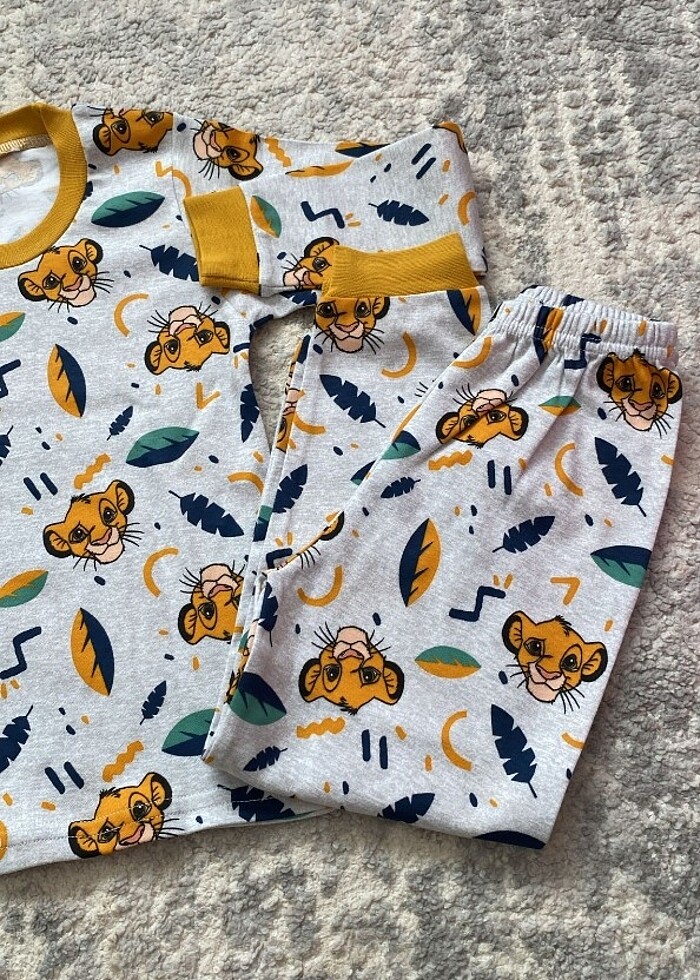 4 yaş pamuklu pijama takımı ???? - Görsel 4