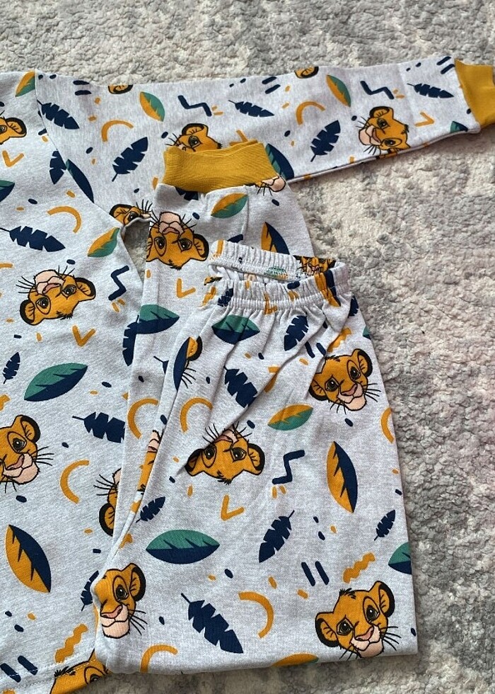 5 yaş pamuklu pijama takımı ???? - Görsel 2