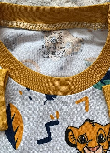 6 yaş pamuklu pijama takımı ???? - Görsel 3