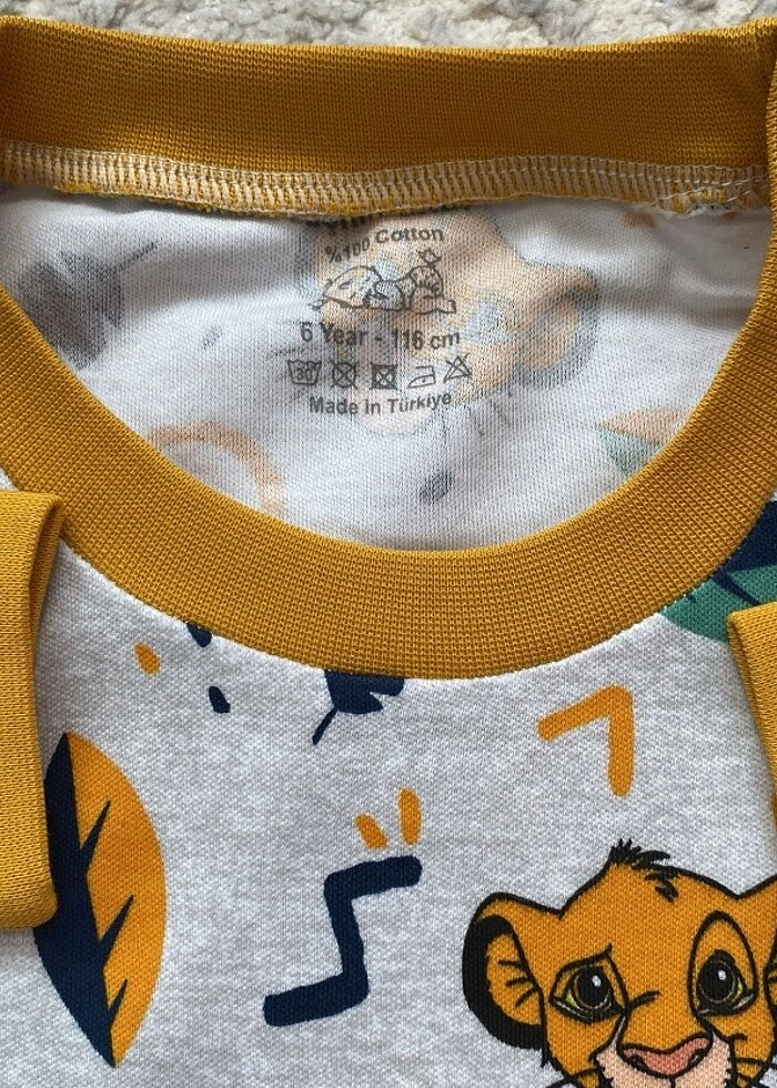 6 yaş pamuklu pijama takımı ???? - Görsel 3