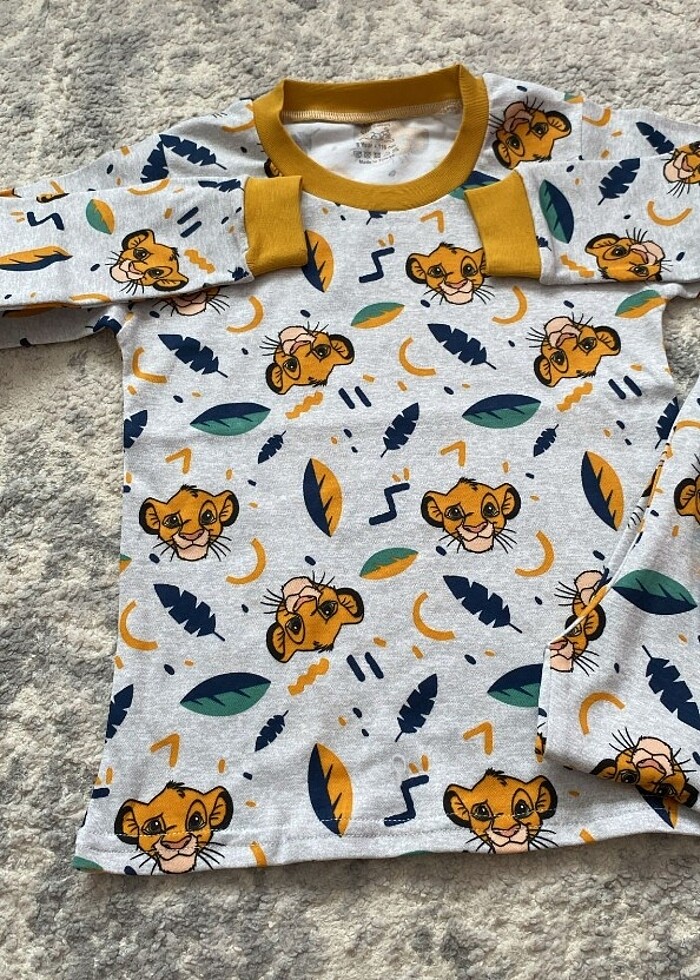6 yaş pamuklu pijama takımı ???? - Görsel 4