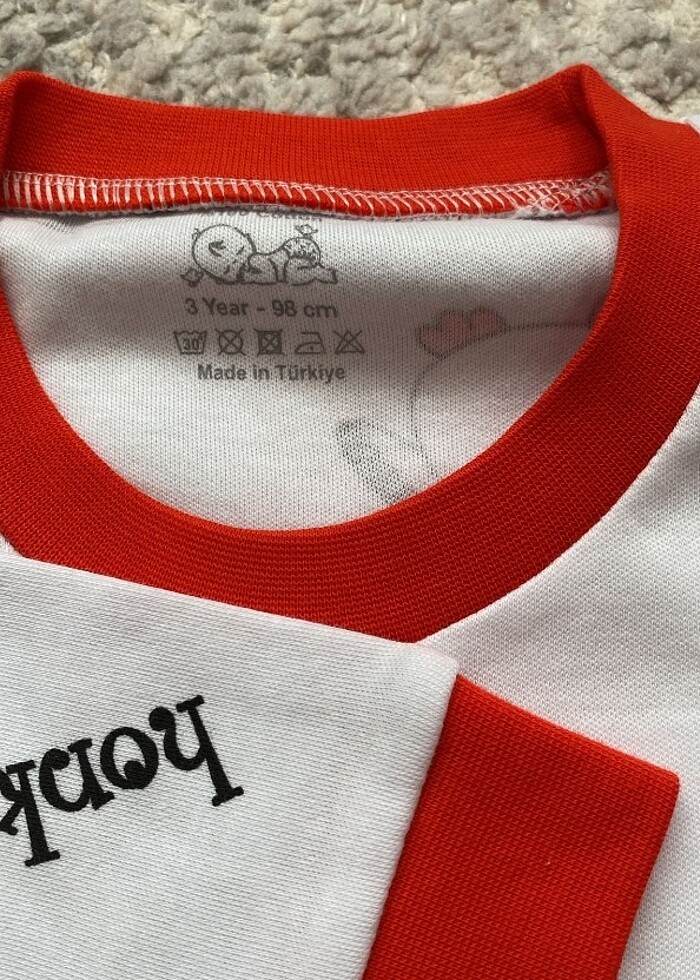 3 yaş pamuklu pijama takımı ???? - Görsel 2
