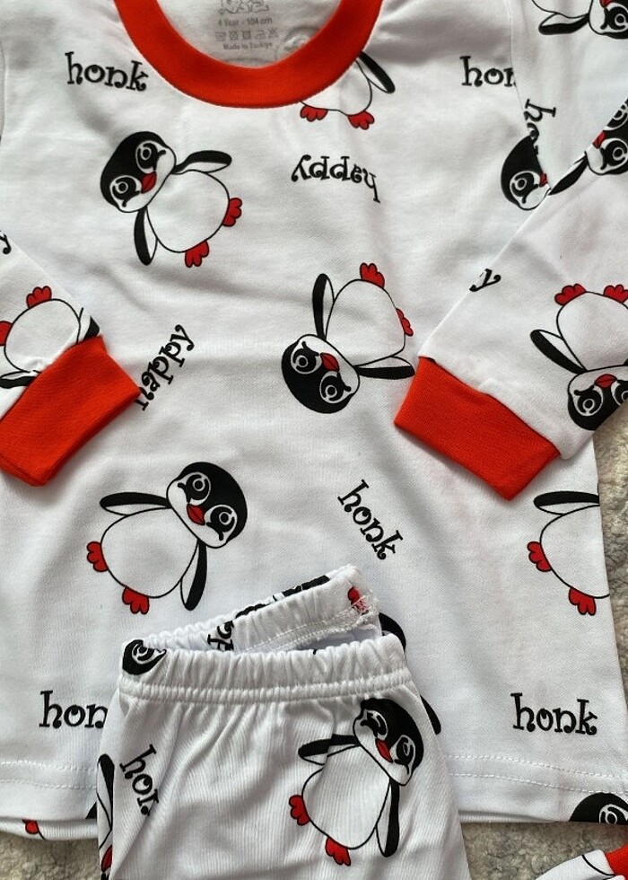 4 yaş pamuklu pijama takımı ???? - Görsel 3