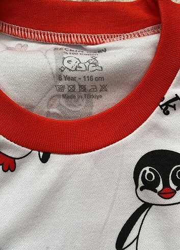6 Yaş Beden çeşitli Renk 6 yaş pamuklu pijama takımı ?????