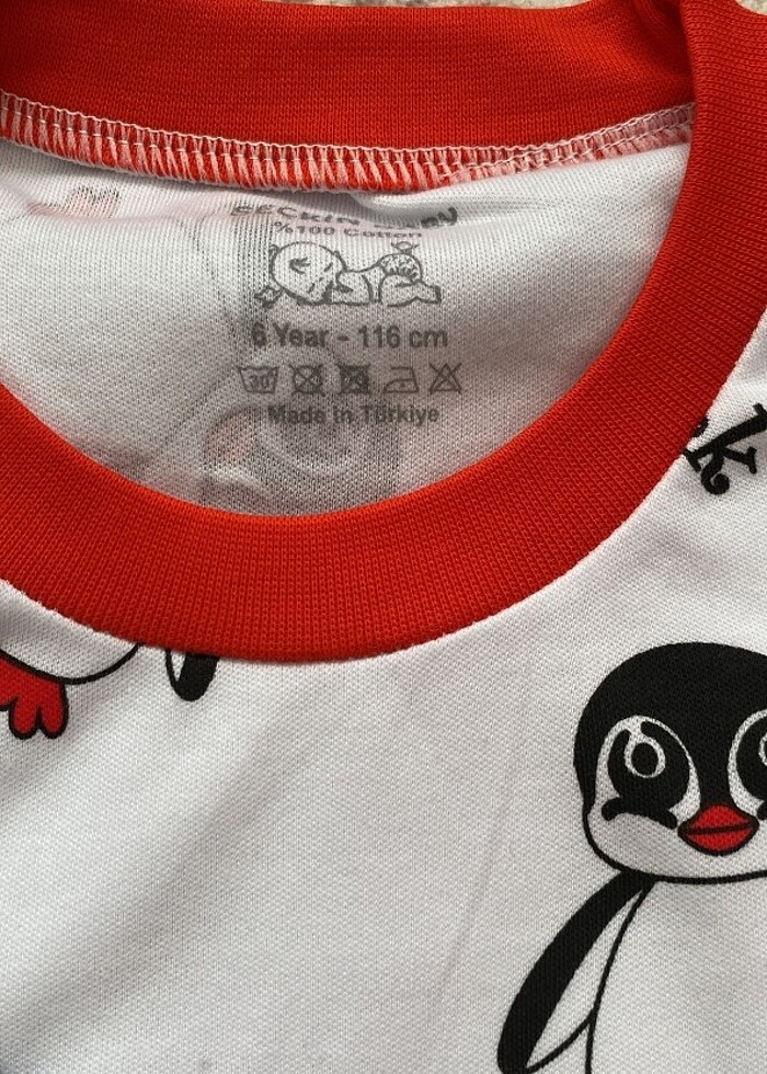 6 yaş pamuklu pijama takımı ????? - Görsel 4