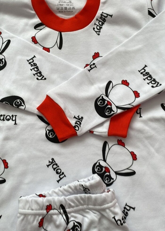 7 yaş pamuklu pijama takımı ???? - Görsel 2
