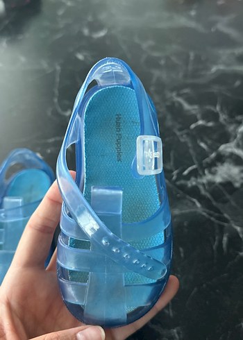 Koyu Mavi Tokalı Erkek Çocuk Sandalet - Görsel 4