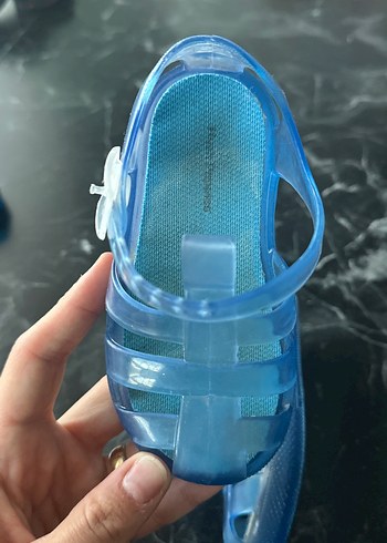 Koyu Mavi Tokalı Erkek Çocuk Sandalet - Görsel 3