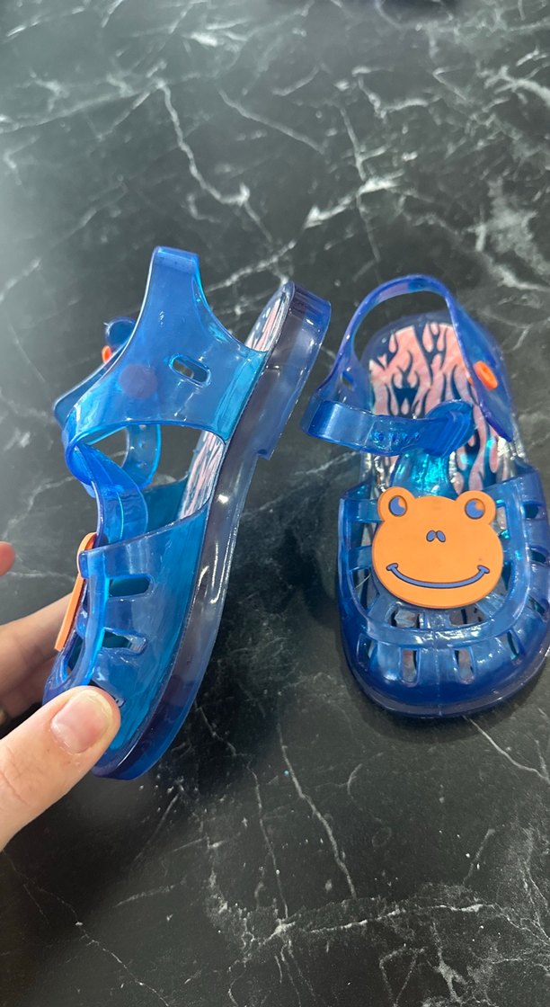 Mavi Kayışlı Erkek Çocuk Sandalet - Görsel 2