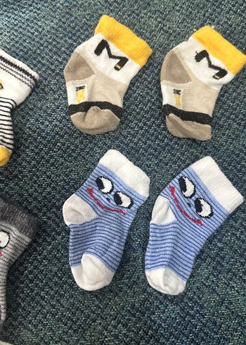 Nakışlı Erkek Çocuk Çorapları Seti - Görsel 4