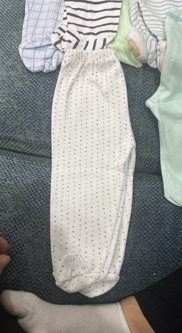 Yenidoğan Bebek Pamuk Pantolon - Görsel 2