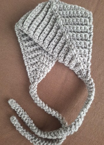 Kız Çocuk Retro Örgü Başlık - Görsel 3