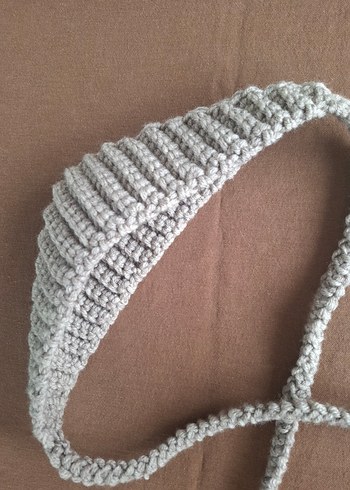 Kız Çocuk Retro Örgü Başlık - Görsel 5