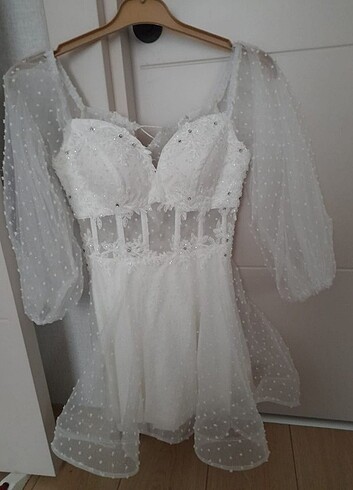 Mini gelinlik ??????????? After party elbisesi - Görsel 5