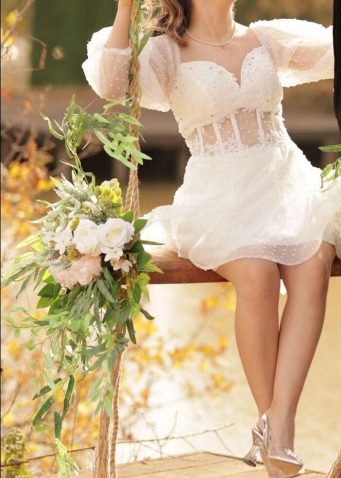 Mini gelinlik ??????????? After party elbisesi  - Görsel 3