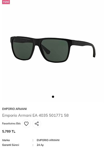 EMPORIO ARMANI EA 4035 501771 58 Erkek Köşeli Güneş Gözlüğü

 - Görsel 4