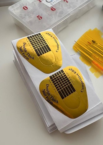 Saydam  Tırnak Ucu Seti ve protez tırnak uzatma kağıdı - Görsel 2