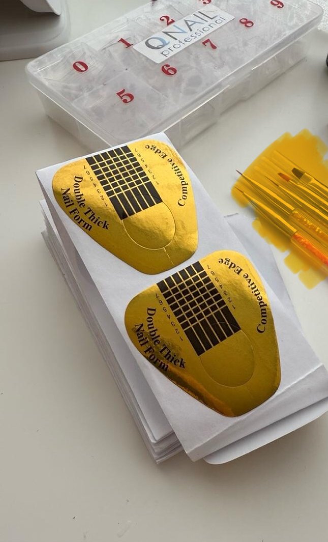 Saydam  Tırnak Ucu Seti ve protez tırnak uzatma kağıdı - Görsel 2