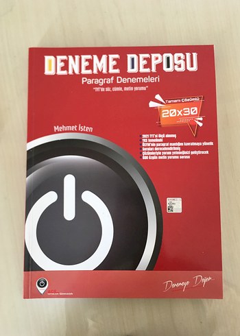 Deneme Deposu Paragraf Denemeleri Kitabı