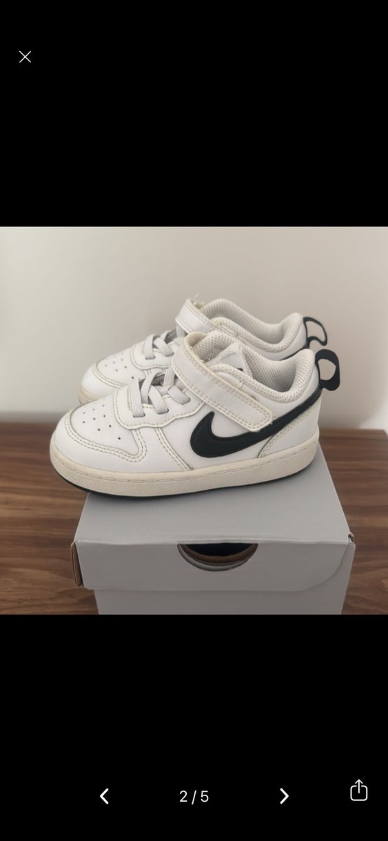 Nike Erkek Çocuk Beyaz Spor Ayakkabı - Görsel 2