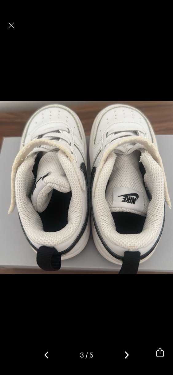 Nike Erkek Çocuk Beyaz Spor Ayakkabı - Görsel 3