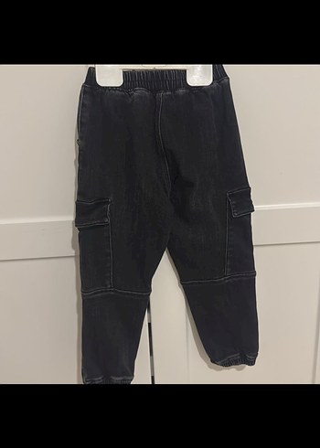 Zara Erkek Çocuk Siyah Bol Kesim Denim Pantolon - Görsel 3