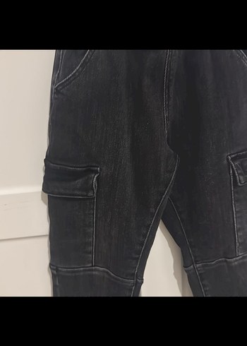 Zara Erkek Çocuk Siyah Bol Kesim Denim Pantolon - Görsel 2