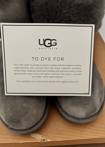 Gri Süet Tüylü Kadın Botu - Görsel 6