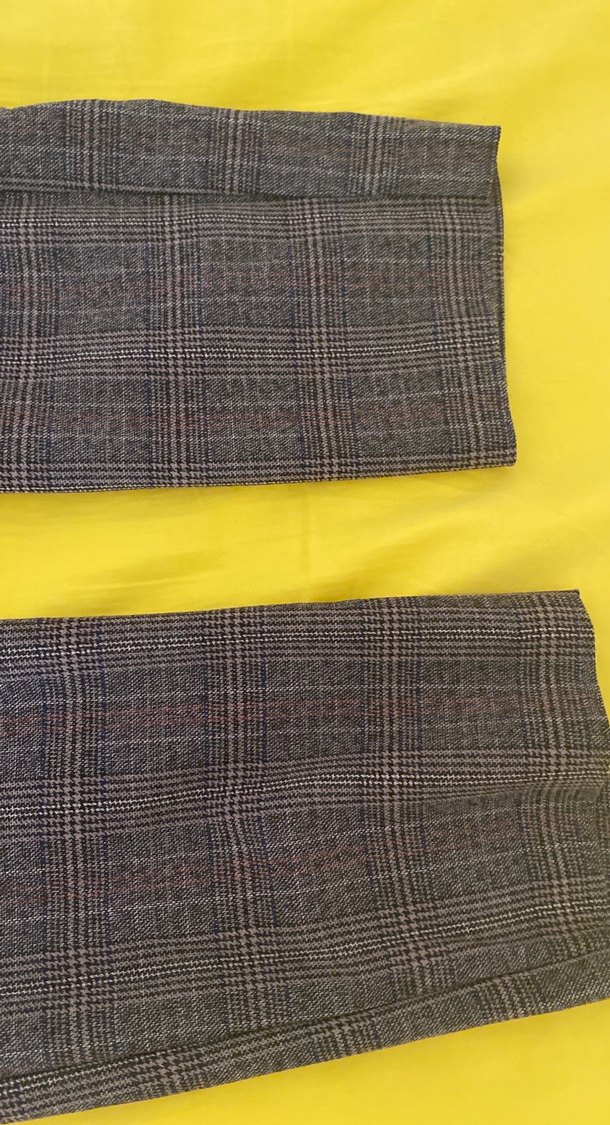 Kemerli Kahverengi Kadın Kumaş Pantolon - Görsel 5