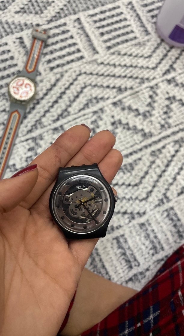 Vintage Siyah Kadın Kol Saati - Görsel 2