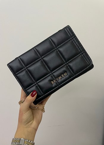 Beymen muadil Siyah Kare Desenli Deri Kadın Çanta - Görsel 3