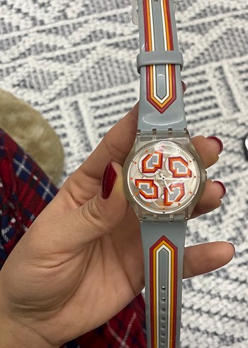 Gri Retro Kadın Kol Saati - Görsel 3