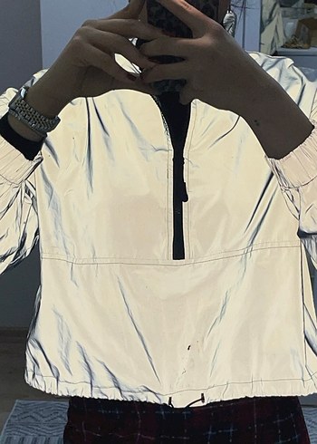 REFLEKTÖRLÜ YAĞMURLUK Yüksek Yakalı - Görsel 2