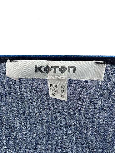 40 Beden mavi Renk Koton Bluz %70 İndirimli.