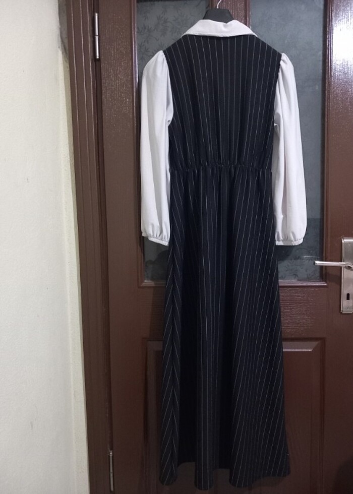 Kemerli günlük elbise - Görsel 5