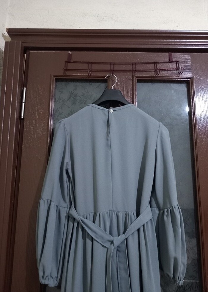 Günlük elbise kemerli - Görsel 5